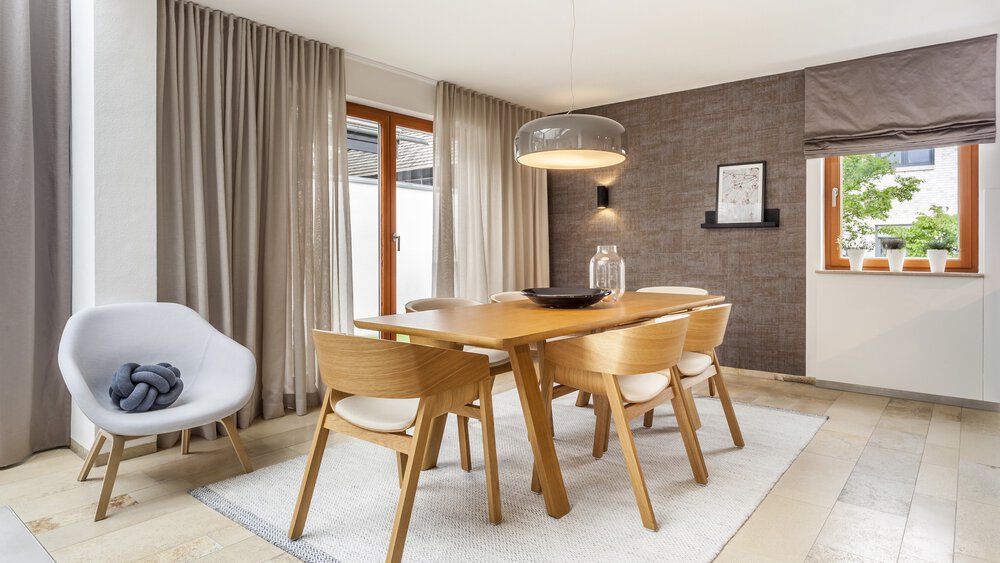 Essbereich Musterhaus Aumer Massivhaus