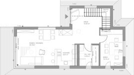 Grundriss Erdgeschoss LUXHAUS 