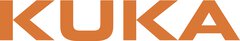 KUKA logo in bold, orange capital letters on a white background.