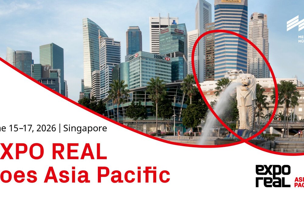 Die EXPO REAL Asia Pacific findet vom 15. bis 17. Juni 2026 in Singapur statt
