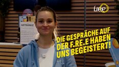 Thumbnail: Die Gespräche auf der f.re.e haben uns begeistert