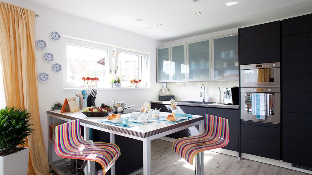 Esszimmer Küche Musterhaus von ELK Haus GmbH