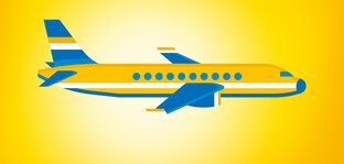 Icon of a plane