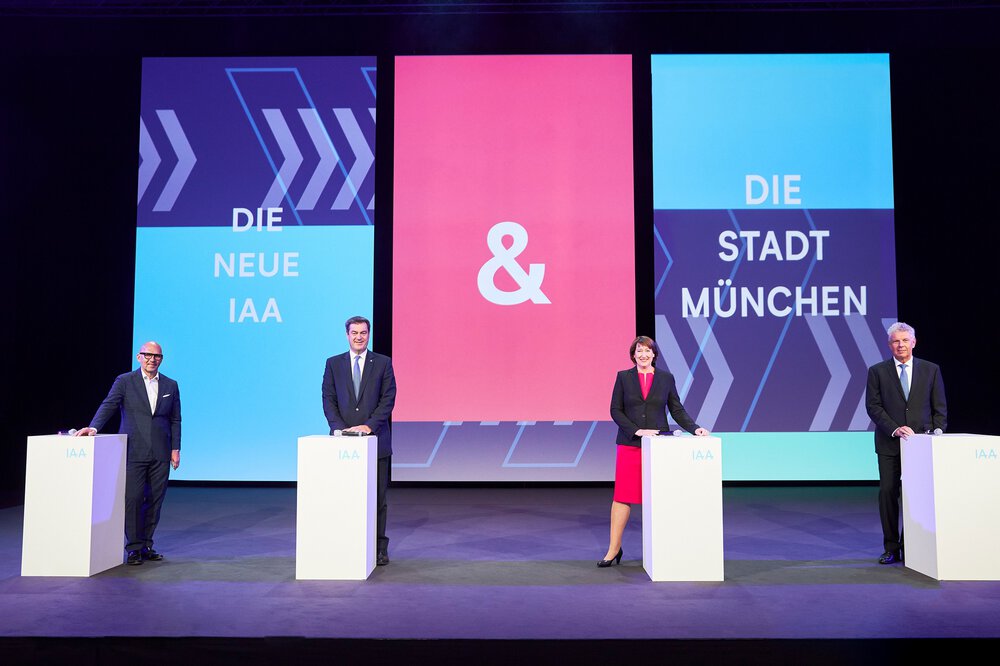 Klaus Dittrich, Dr. Markus Söder, Hildegard Müller und  Dieter Reiter