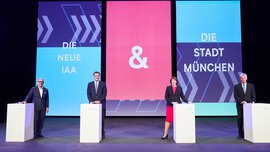 Klaus Dittrich, Dr. Markus Söder, Hildegard Müller und  Dieter Reiter