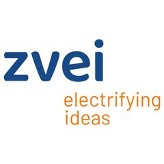 Logo with the text ‘zvei’ in blue and ‘electifying ideas’ in orange underneath.