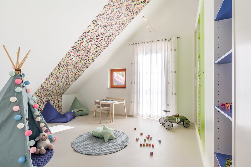 Kinderzimmer Musterhaus Aumer Massivhaus 