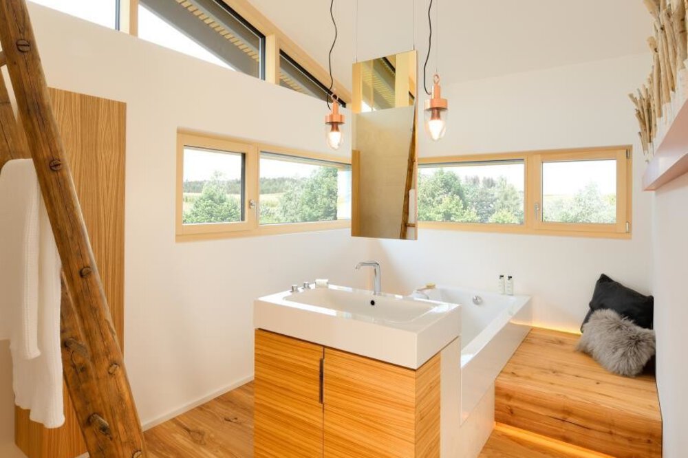Badezimmer Musterhaus  BAUFRITZ GmbH & Co. 