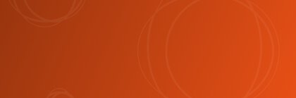 Orange-farbiger Hintergrund mit abstrakten hellen Kreisen