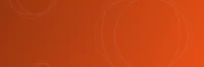 Orange-colored background with abstract bright circles