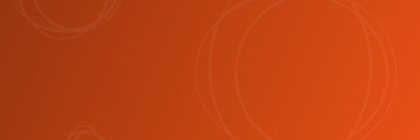 Orange-farbiger Hintergrund mit abstrakten hellen Kreisen
