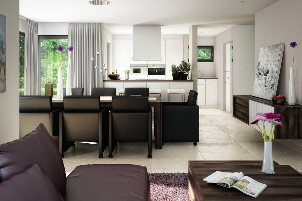 Wohnzimmer Musterhaus Bien-Zenker GmbH 