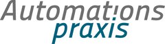Two-line text logo for 