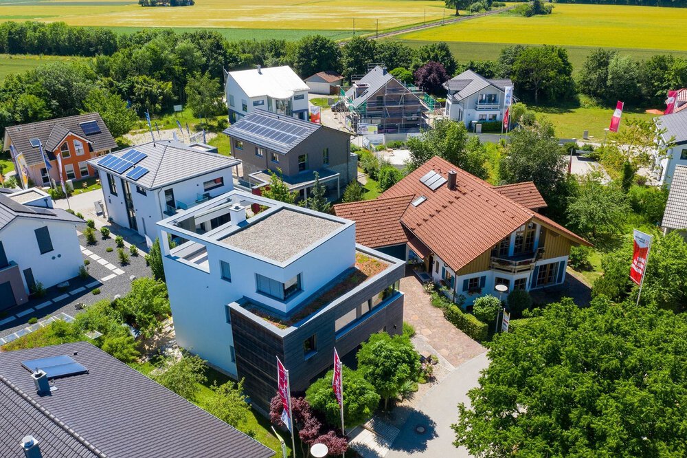 Musterhäuser im Bauzentrum Poing