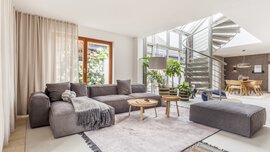 Wohnbereich Musterhaus von Aumer Massivhaus 