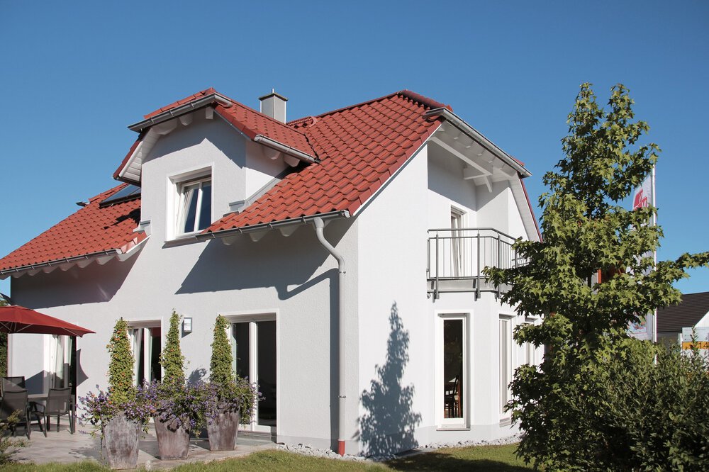Außenansicht Musterhaus von MVS Ziegelbau GmbH