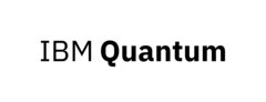IBM Quantum logo with black text on a white background.