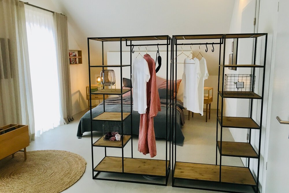 Schlafzimmer Musterhaus von Aumer Massivhaus 