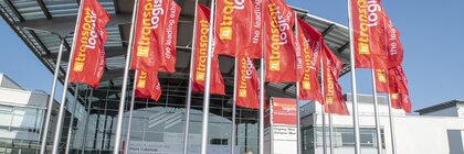 transport logistic Außenansicht Eingang West