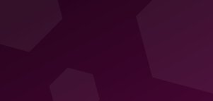 Lila Hintergrundverlauf überlagert mit halbtransparenten, sechseckigen Formen.