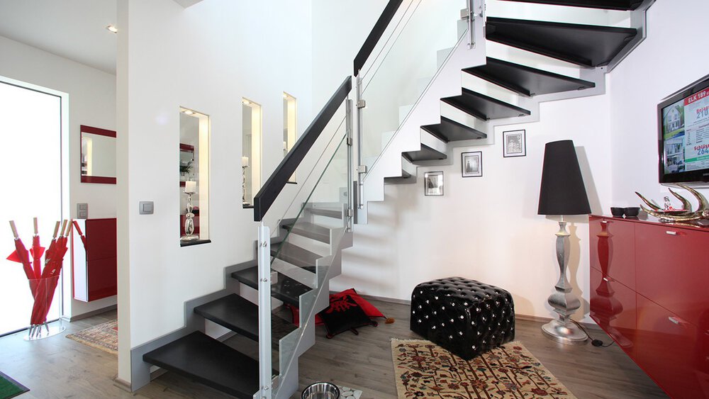 Treppenaufgang Musterhaus ELK Haus GmbH