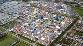 bauma aus der Vogelperspektive