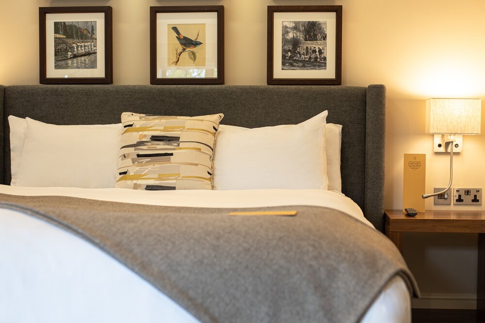 A guest room converted by voco. 