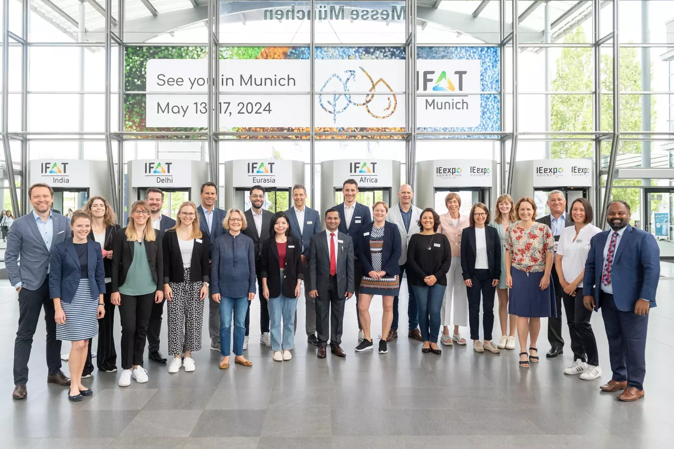 The team of the worldwide IFAT trade fairs