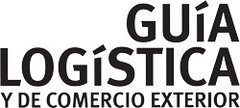 The GUÍA LOGÍSTICA logo in black letters on a white background with the addition of “Y DE COMERCIO EXTERIOR”.