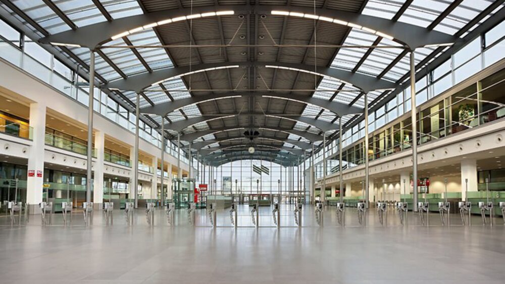 Eingang West der Messe München
