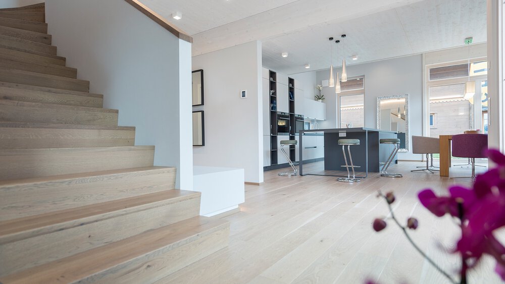 Treppe Musterhaus Griffnerhaus GmbH