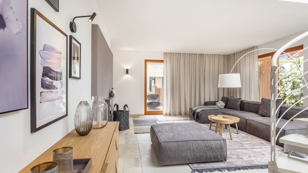 Wohnbereich Musterhaus Aumer Massivhaus 