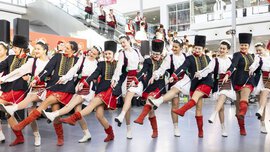 Das Partnerland Kroatien präsentierte zur Eröffnung der f.re.e traditionelle Tänze und Musik
