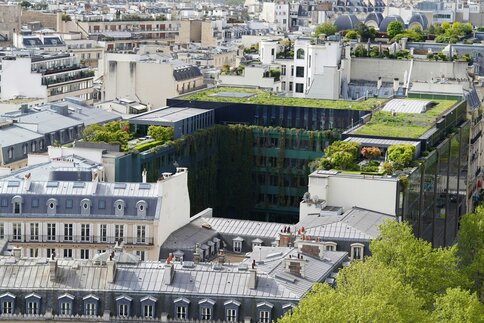Paris, green roofs