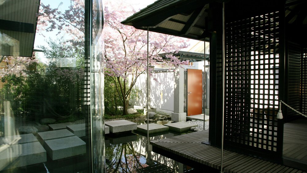 Garten Terrasse Musterhaus WerkHaus