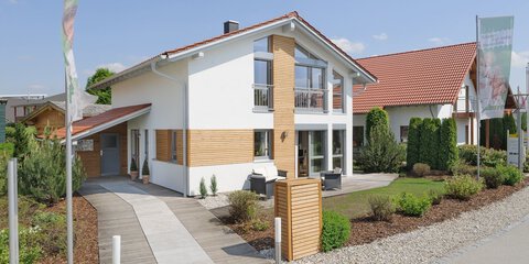 Außenansicht Musterhaus Albert-Haus