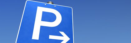 Parkplatz-Schild