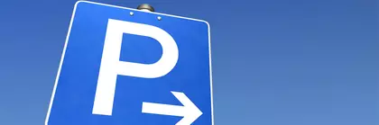Parkplatz-Schild