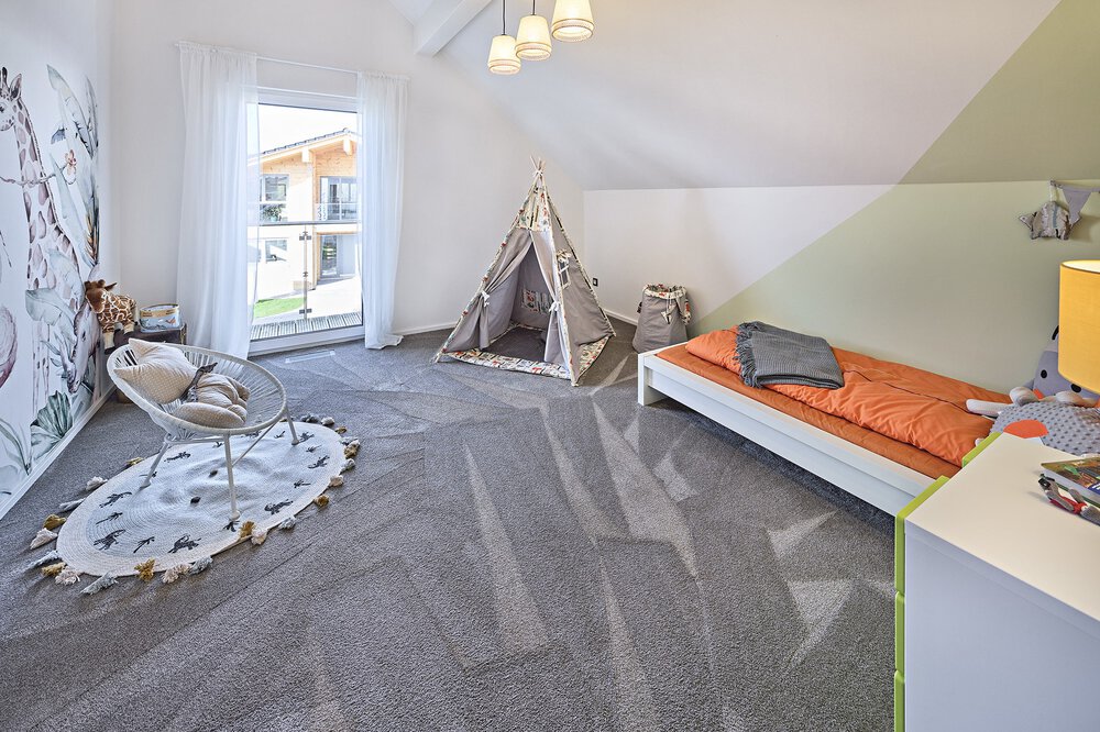 Kinderzimmer im Musterhaus MAGOS der KAMPA GmbH in Poing-Grub