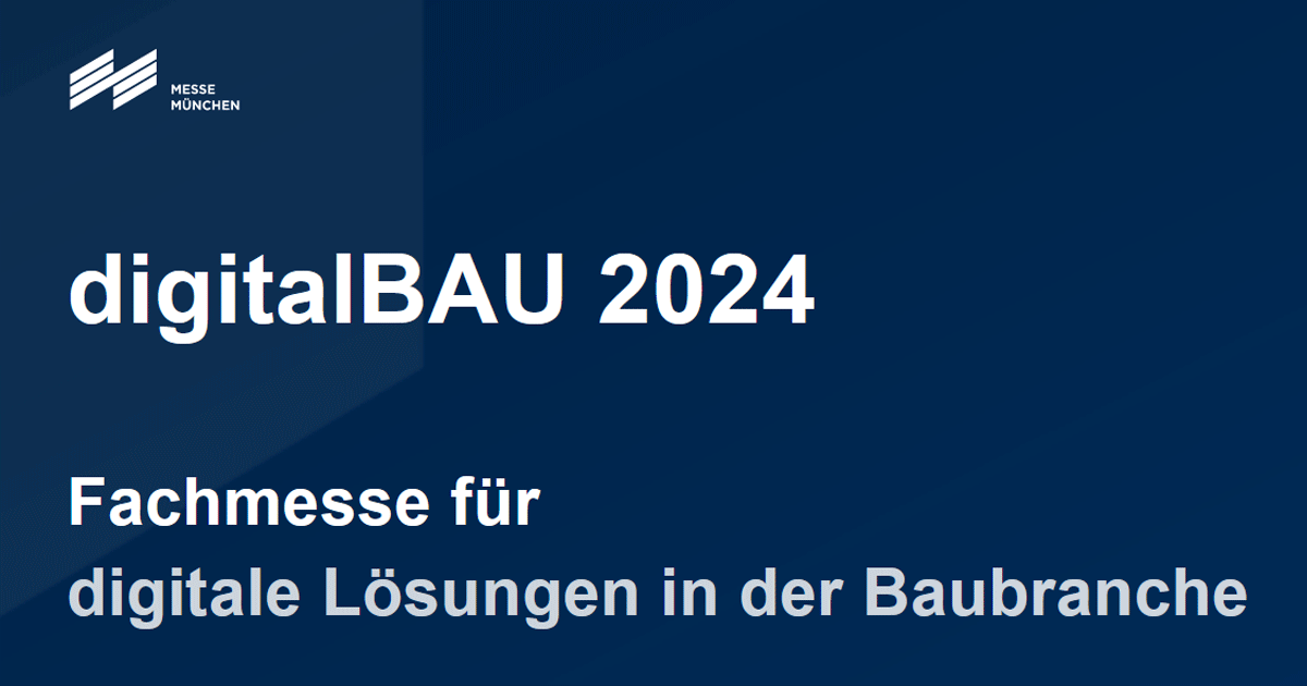 digitalBAU Fachmesse für digitale Lösungen in der Baubranche