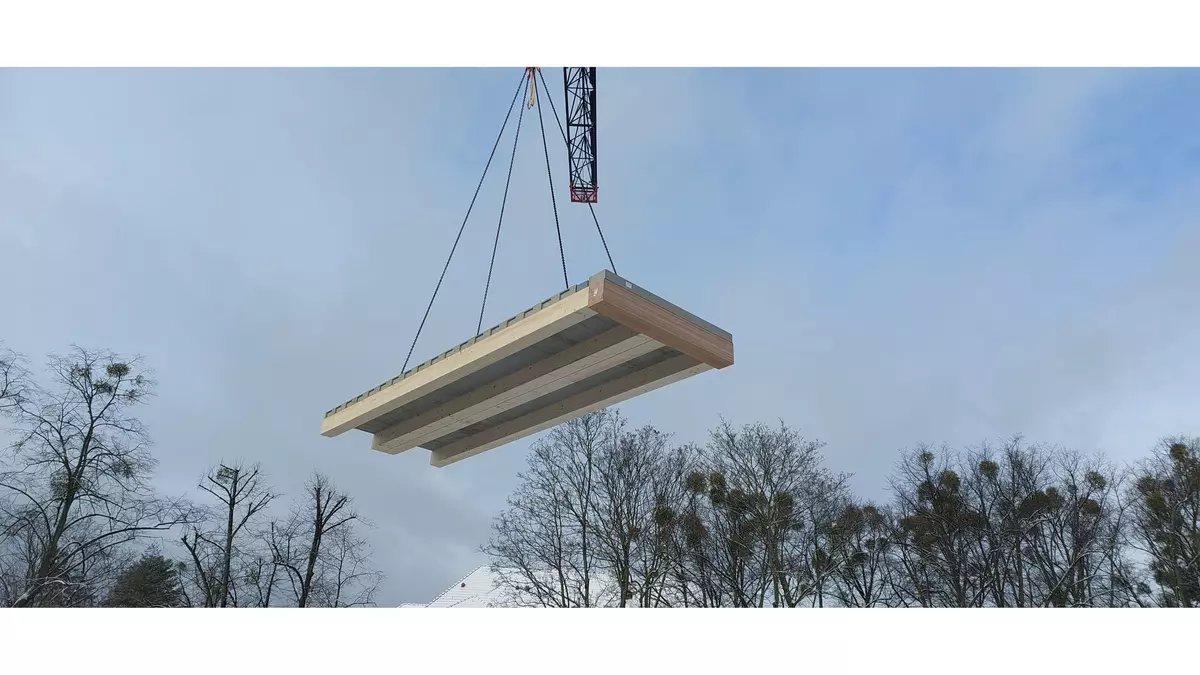 XC® elements are prefabricated in the factory. This means that the entire assembly of the load-bearing building structure can be carried out on site in one go
Photocredit Knoflach