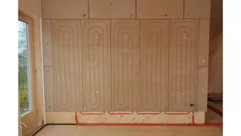 WEM Klimaelement aus Lehm - Wandheizung /-kühlung im Trockenbau