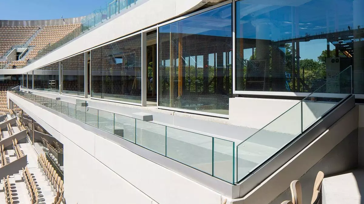 Glass Balustrades - made of 10.4.10 mm tempered, Heat Soak Test, and laminated glass.